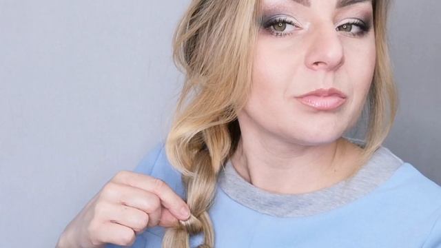 Очень простая коса Причёска самой себе