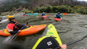 Kayaking North Fork Feather River Rock Creek Section in the Pyranha Scorch