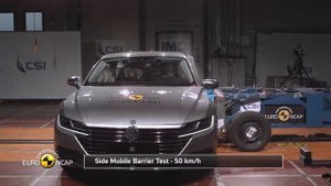 VW Arteon Краш Тест, экстренное торможение