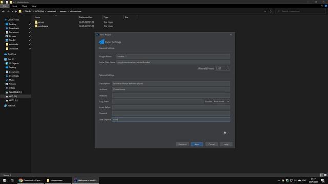 Как создавать плагины Minecraft в Intellij IDEA. Часть 1 смотреть онлайн