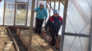 ОТКРЫЛИ СЕЗОН// ДАЧА, ТЕПЛИЦА, ПЕСОК.