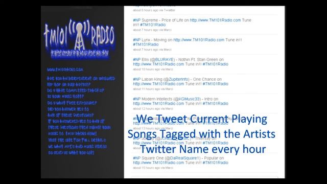 TM101 Radio - Independent Hip Hop Blog and Internet Radio Station смотреть онлайн