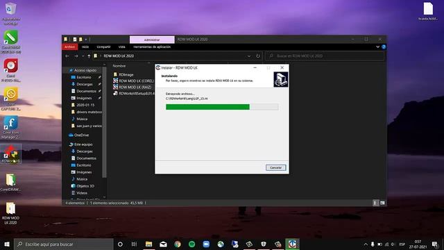 INSTALACION COREL RDWORK-MODLK-2020 смотреть онлайн
