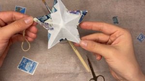 Декупаж почтовыми марками