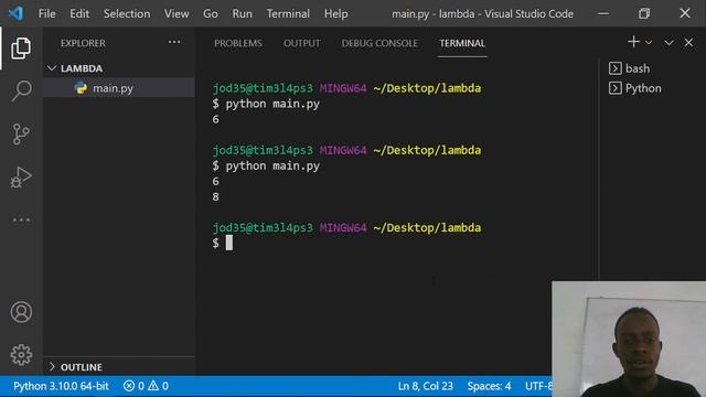 Lambda functions in Python