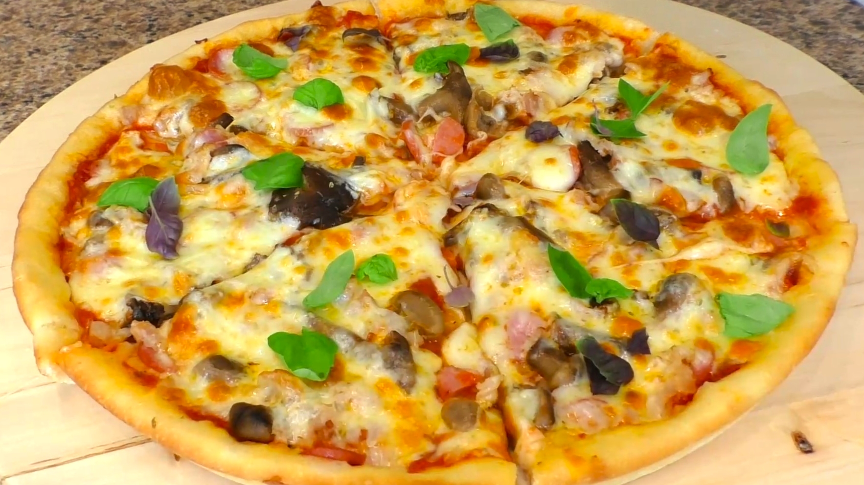 домашняя грибная пицца рецепт с фото фото 85