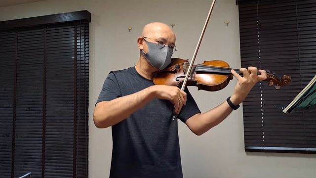 カイザー  ヴァイオリン練習曲No.4　Kayser violin etude No.4学びなおしエチュード
