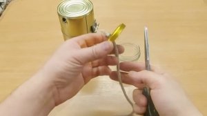 Теперь тепло и еда согрета. Сделал из банок печку в палатку на рыбалку. Печка своими руками