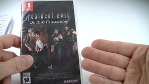NINTENDO SWITCH RESIDENT EVIL ORIGINS COLLECTION UNBOXING