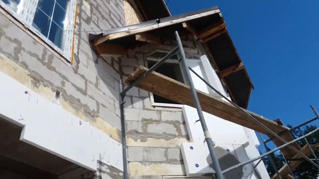 Клей Церезит для приклейки пенопласта, замешивание клея в ведре миксером-дрелью