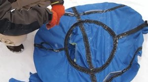 Тюбинг своими руками - Как сделать надувные САНКИ ВАТРУШКИ