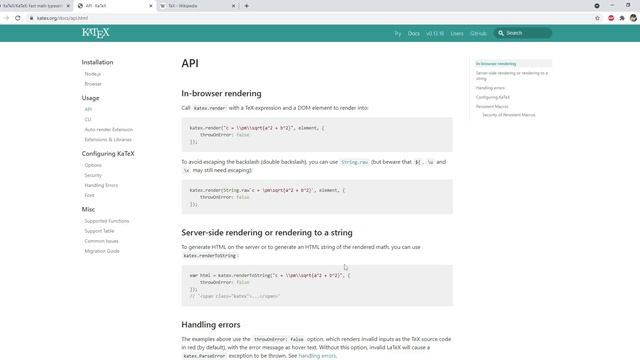 Render Math Equations in a Web Page Using Katex | JavaScript смотреть онлайн