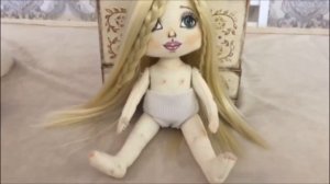 Кукла текстильная.
