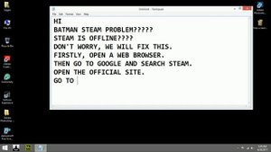 batman arkham knight steam is currently in offline mode for the first launch go in online mode fix