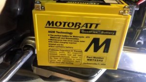 Honda Goldwing GL1500 Battery Replacement