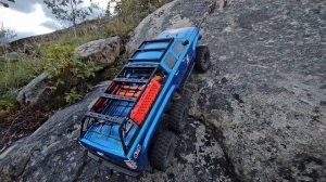 trx4 2021 bronco and cross at6 6x6 rock climbing #traxxas #rc #crossrc