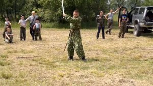 Показательные выступления Казачьего клуба "Спецназ"