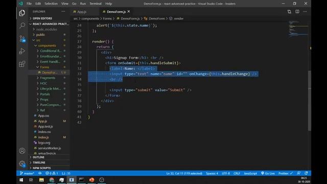 Form Handling in React JS | React Basics