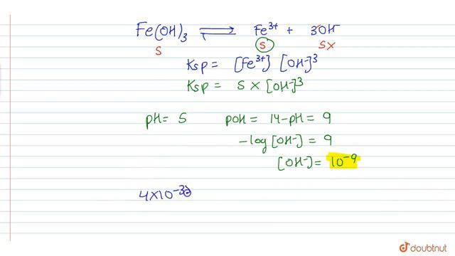 Compare the solubility of `Fe(OH)_(3) (K_(sp) = 4 xx 10^(-38))` and `Ni(OH) смотреть онлайн