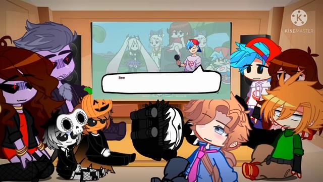 FNF Reacts to In The Galaxy 2.0 Mod | Gacha Reaction Video смотреть онлайн