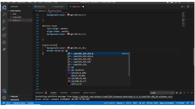 Java script stop watch project #html #interviews #coding #stopwatch смотреть онлайн