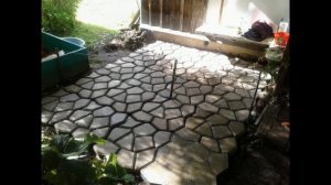 Как сделать тротуарную плитку (садовую дорожку) своими руками