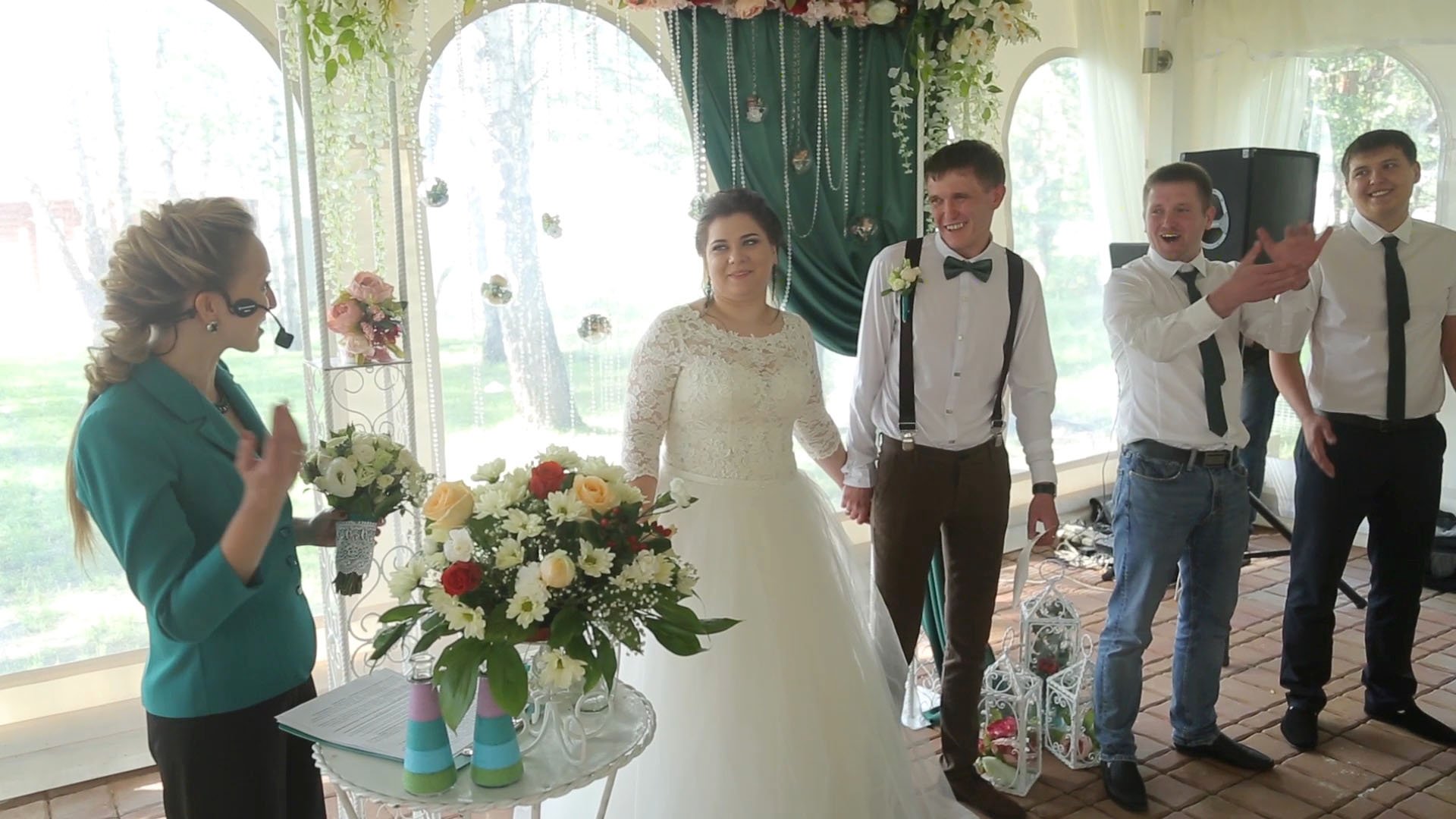Свадьба, выездная регистрация на природе смотреть онлайн