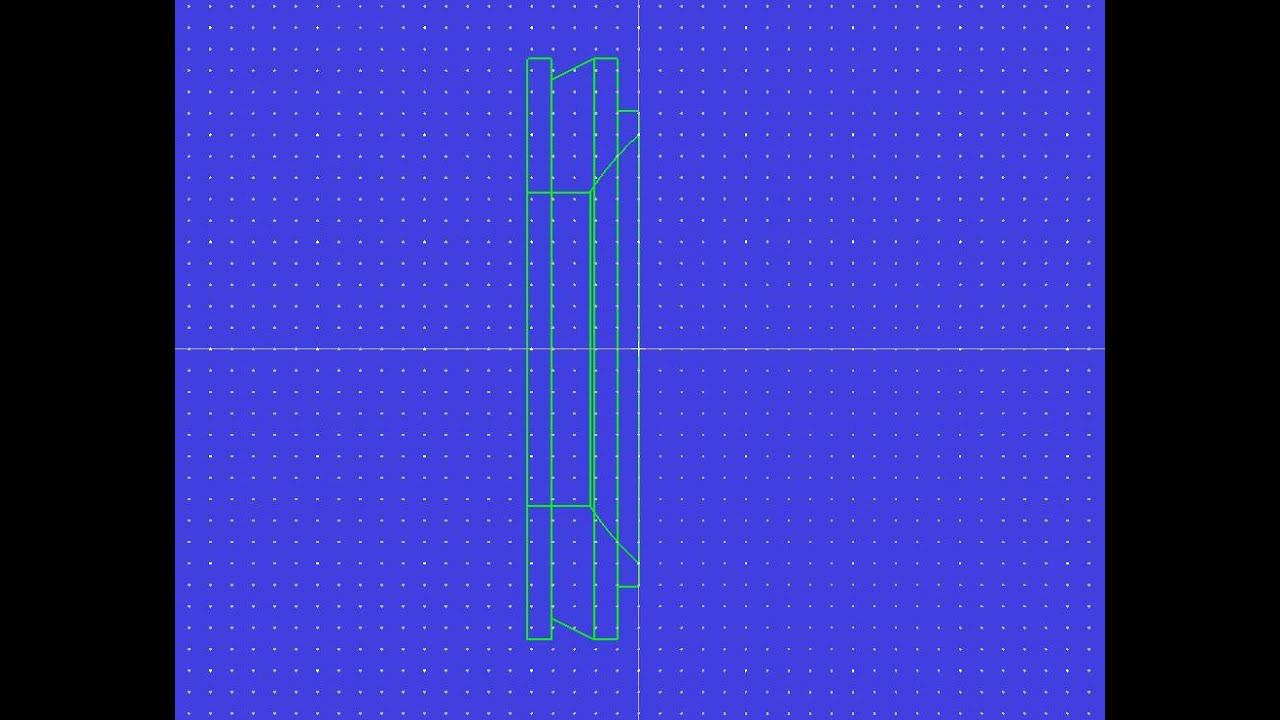 CIMCO Edit Смещение модели DXF