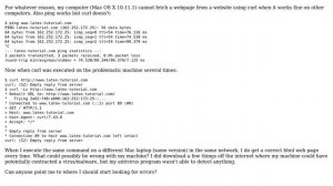 Troubleshooting connectivity when curl returns 'empty reply' from a server on my computer only