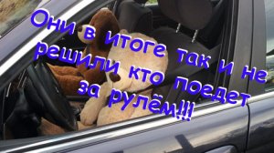 ✔ Они в итоге так и не решили кто поедет за рулём!!!