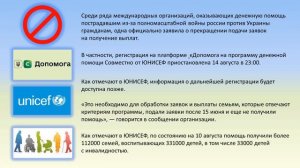 2 международные организации приостановили прием заявок на выплату переселенских 2200 грн. Что далее