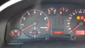 Холодный запуск. Ауди а6 с5 2.4 -30