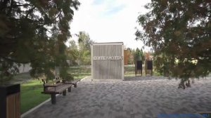 Модульное кафе "Амьен" у монастыря Зосимова пустынь в г. Москве