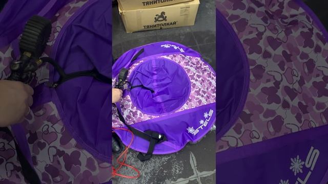 Накачка ватрушки D 110 смотреть онлайн