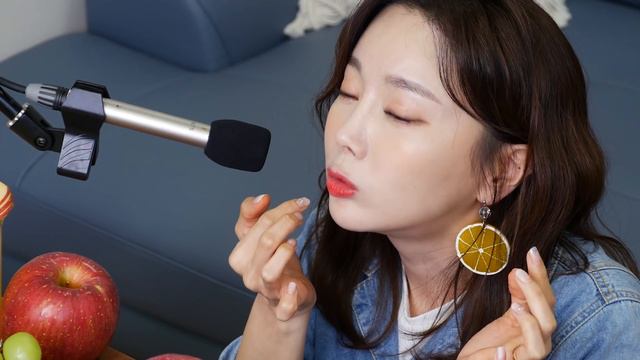 [Mukbang ASMR] 대한민국 과일 1등 브랜드 🍎 썬플러스와 함께하는 과일 파티 ✨ 사과 키위 귤 과일 먹방 🍇 Fruit Platter Eatingshow Ssoyoun