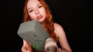 АСМР ФЛОРИСТИЧЕСКАЯ ГУБКА ? МУРАШКИ. С УШКА НА УШКО | ASMR FLORAL FOAM ? mouth sounds