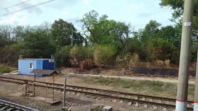 15.09.2023. Россия. Краснодарский край. Железнодорожная станция Староминская-Тимашёвская