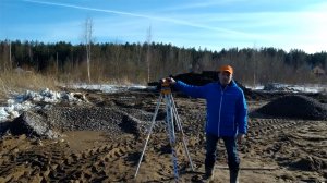 Надежный бетонный фундамент. Нулевой цикл. Копаем котлован, укладываем геотекстиль, засыпка песка.