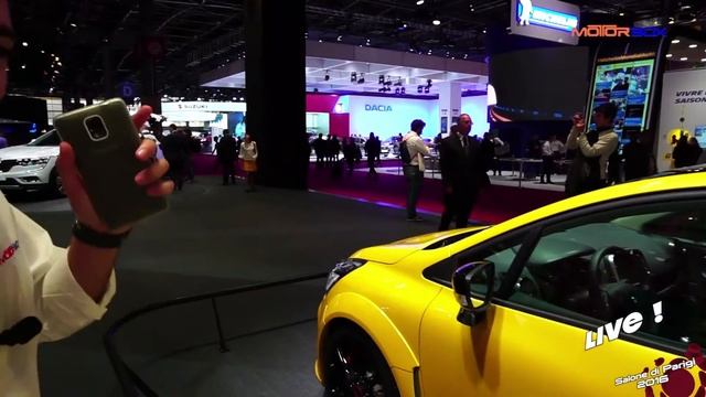 Renault Clio R.S. 16 Concept: live dal Salone di Parigi 2016 смотреть онлайн