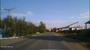 Падение автокрана на человека