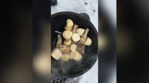 Очень вкусная картошка с курицей в казане!!!!