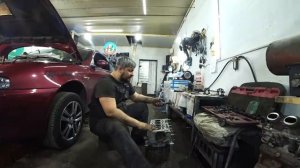 Замена направляющих клапанов в гаражных условиях в Alfa Romeo. Cylinder Head Repair Alfa Romeo 147