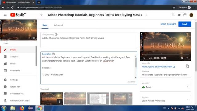 How to Add TimeStamp Link in YouTube Description смотреть онлайн