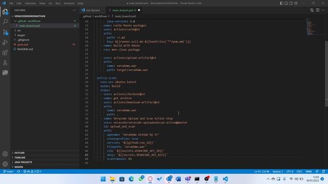 Veracode Level 3 | Integration with GitHub смотреть онлайн