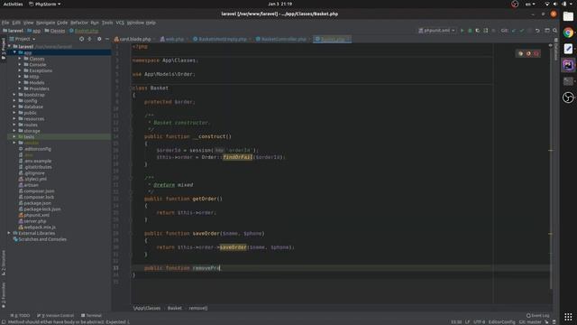 Laravel: интернет магазин ч.23: Model Injection, new Class смотреть онлайн