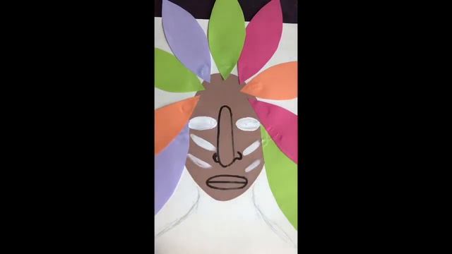 Аппликация «Индеец» (Юшкевич Ю. В.) смотреть онлайн