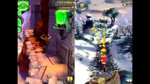 Temple Run 2 Blazing Sands VS Final Run Snow Temple Android iPad iOS Gameplay