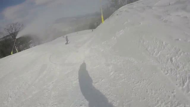 Snowboarding at Camelback Mountain 2015 GoPro3+ смотреть онлайн