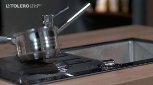 Что выдержит стеклянная мойка? Тест на прочность Tolero Ceramic Glass