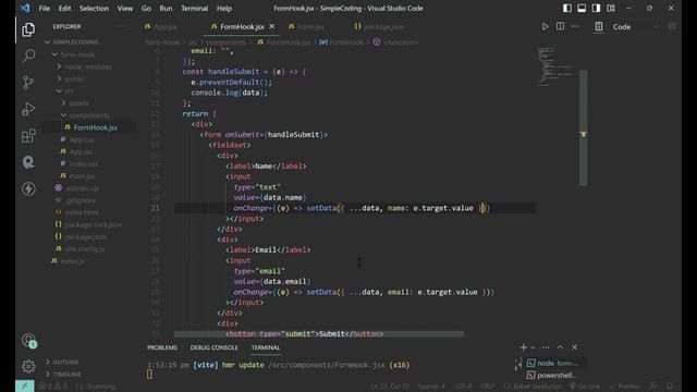 How to build React forms with React Hook Form #javascript #reactjs #reacthooks